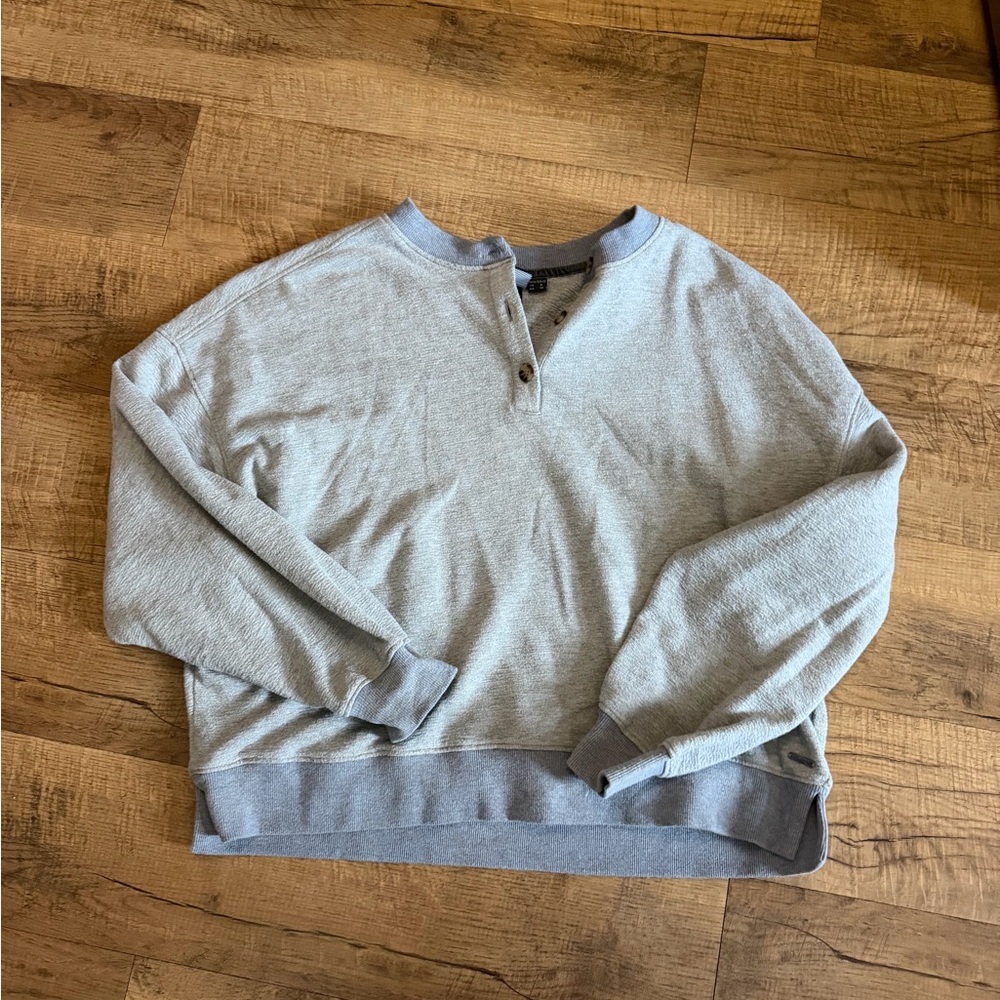 Volcom Relaxed Henley Pullover Top - Picture 2 of 3